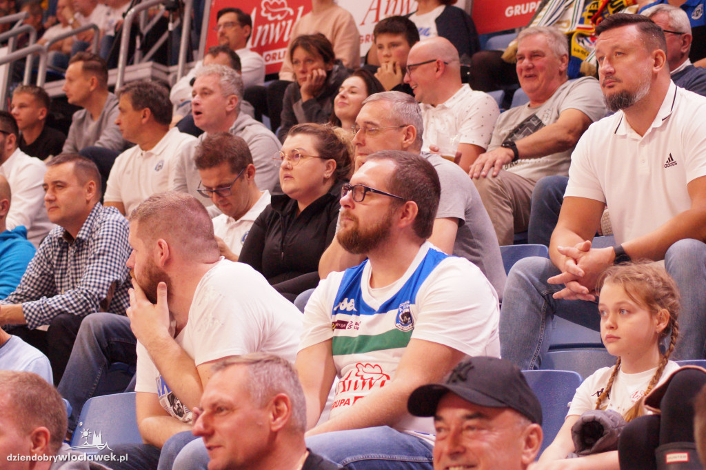 Kibice na meczu Anwil Włocławek PGE Spójnia Stargard