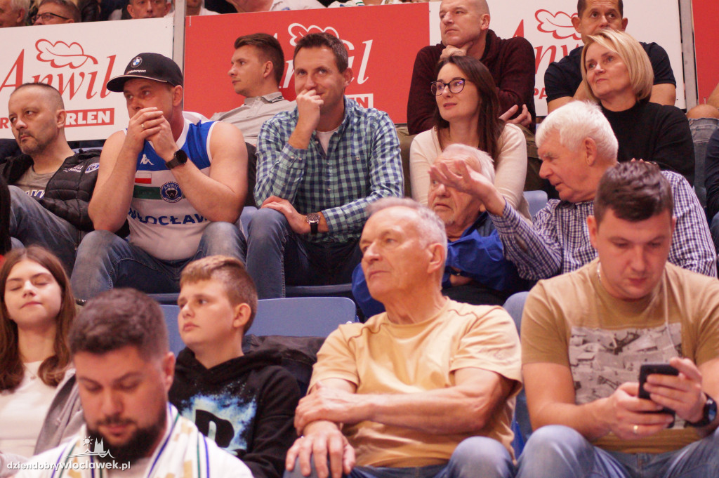 Kibice na meczu Anwil Włocławek PGE Spójnia Stargard