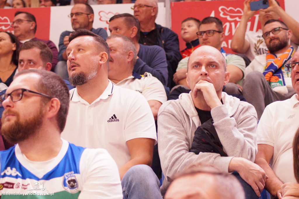 Kibice na meczu Anwil Włocławek PGE Spójnia Stargard