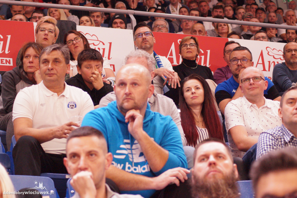Kibice na meczu Anwil Włocławek PGE Spójnia Stargard