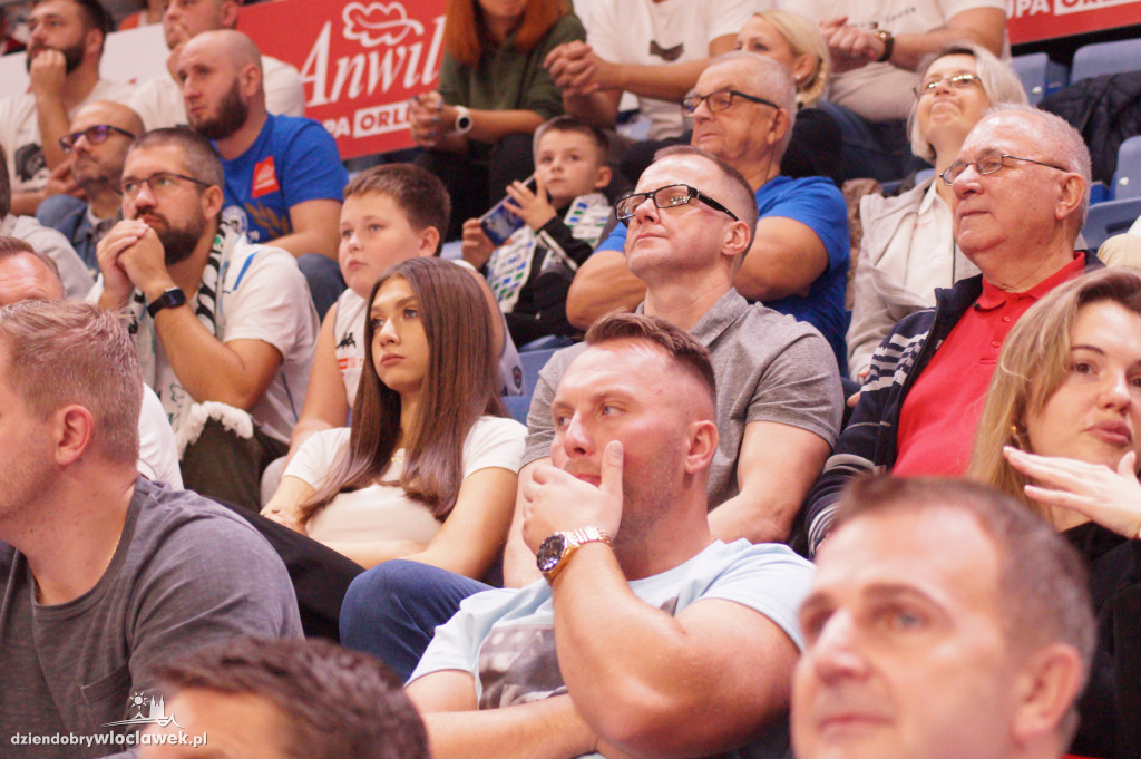 Kibice na meczu Anwil Włocławek PGE Spójnia Stargard