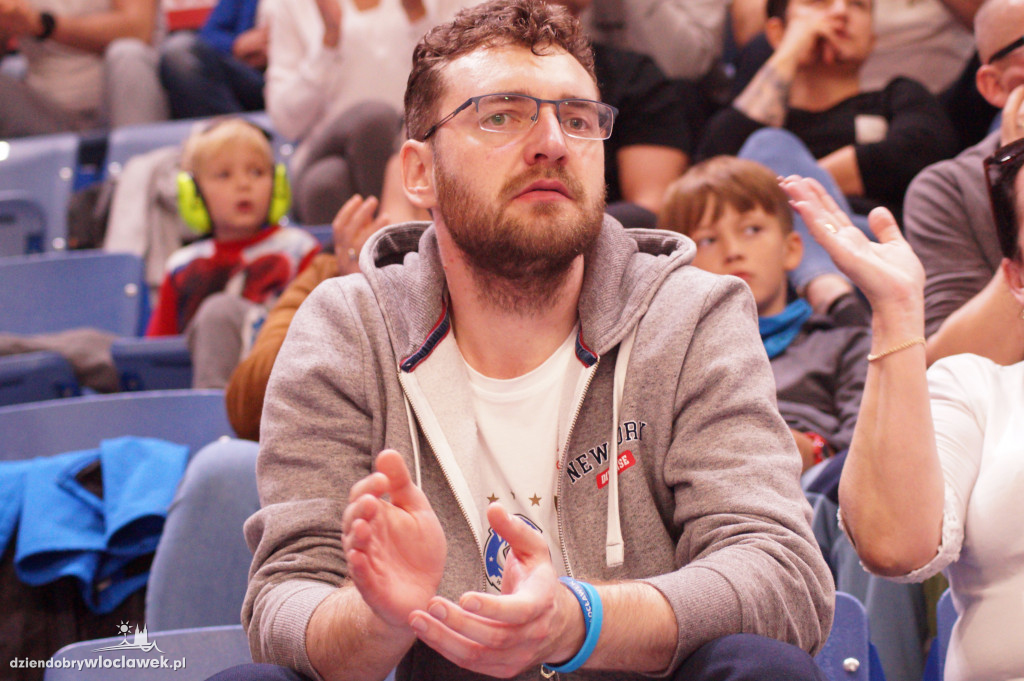 Kibice na meczu Anwil Włocławek PGE Spójnia Stargard