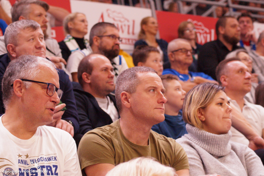 Kibice na meczu Anwil Włocławek PGE Spójnia Stargard