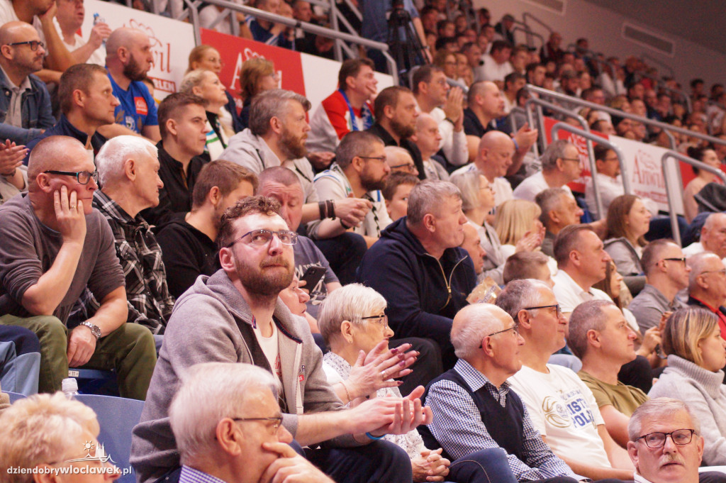 Kibice na meczu Anwil Włocławek PGE Spójnia Stargard