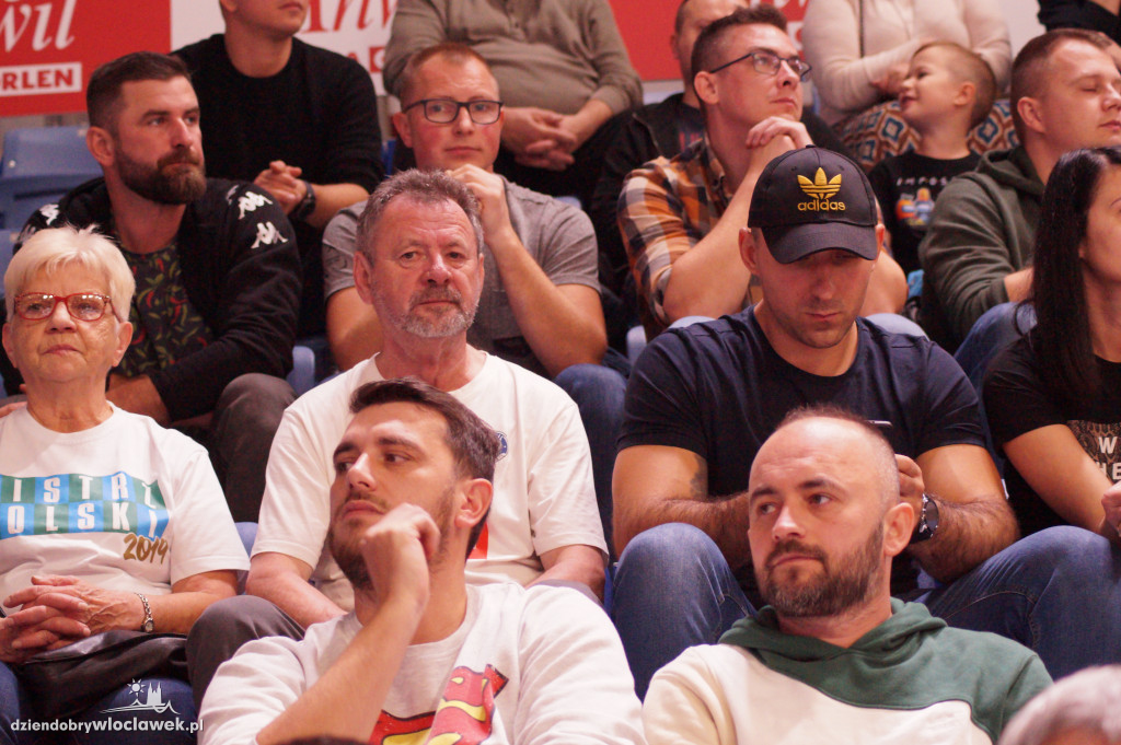 Kibice na meczu Anwil Włocławek PGE Spójnia Stargard