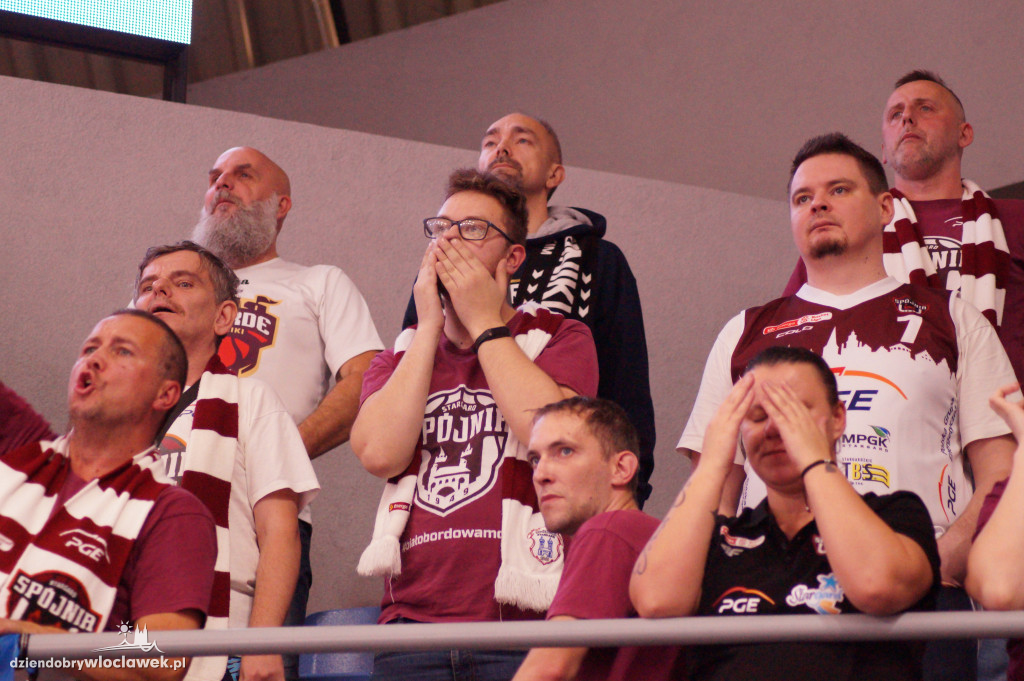 Kibice na meczu Anwil Włocławek PGE Spójnia Stargard