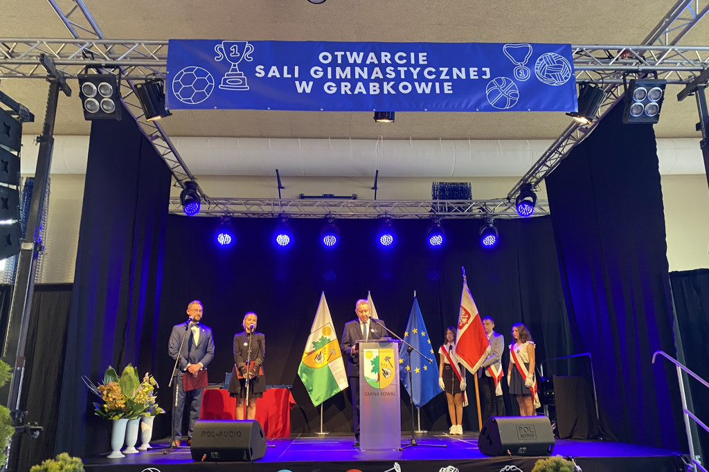 Otwarcie sali gimnastycznej w Grabkowie