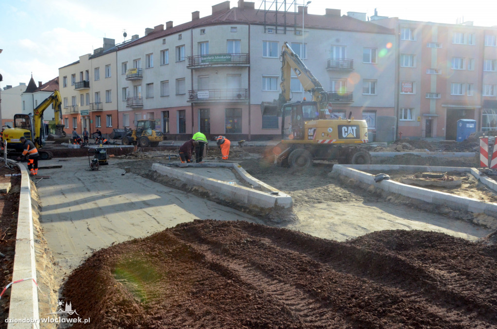Trwa przebudowa ronda przy sądzie