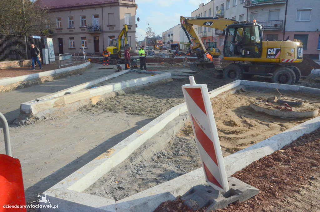 Trwa przebudowa ronda przy sądzie
