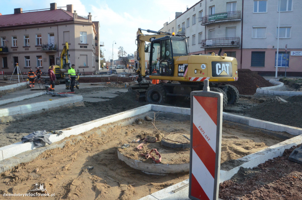 Trwa przebudowa ronda przy sądzie
