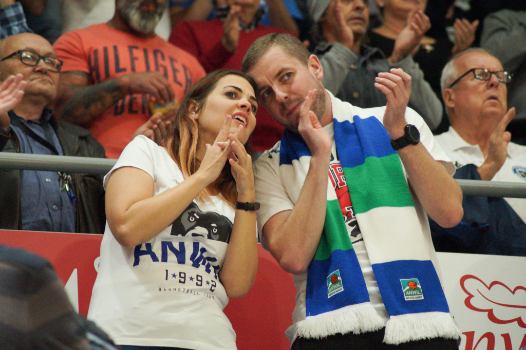 Kibice na meczu Anwil vs Sporting