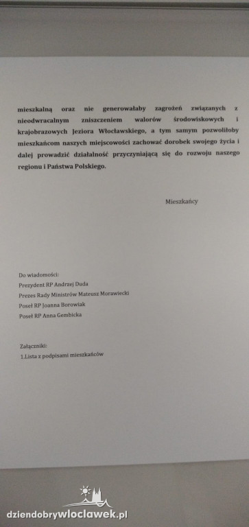 Nie chcą torów przez Modzerowo