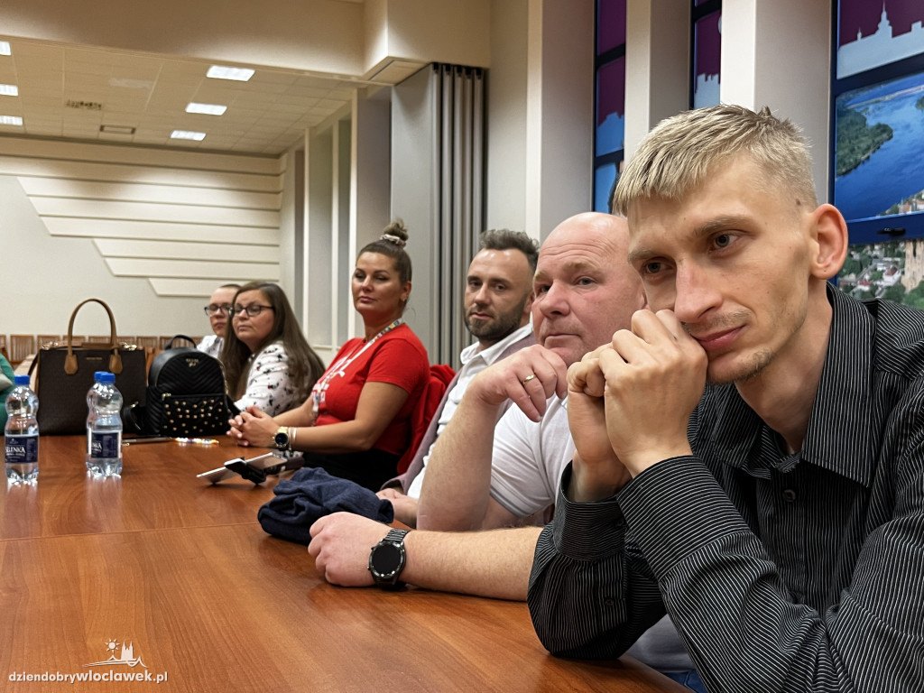 Wręczenie podziękowań za pomoc Ukrainie