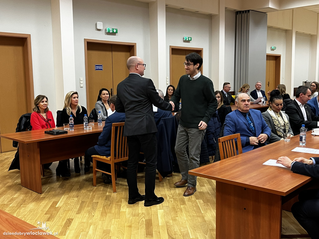 Wręczenie podziękowań za pomoc Ukrainie