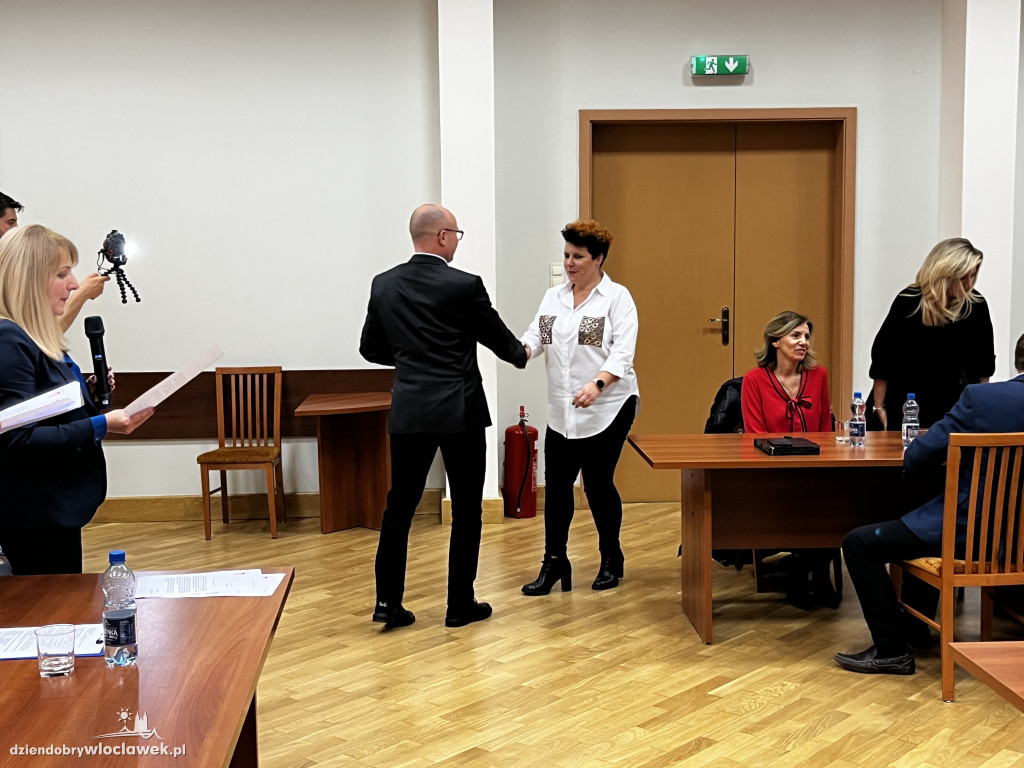 Wręczenie podziękowań za pomoc Ukrainie