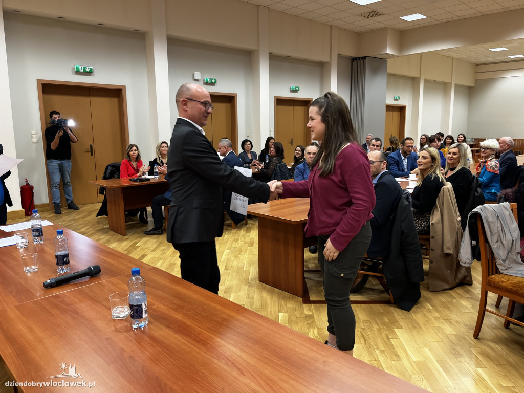 Wręczenie podziękowań za pomoc Ukrainie