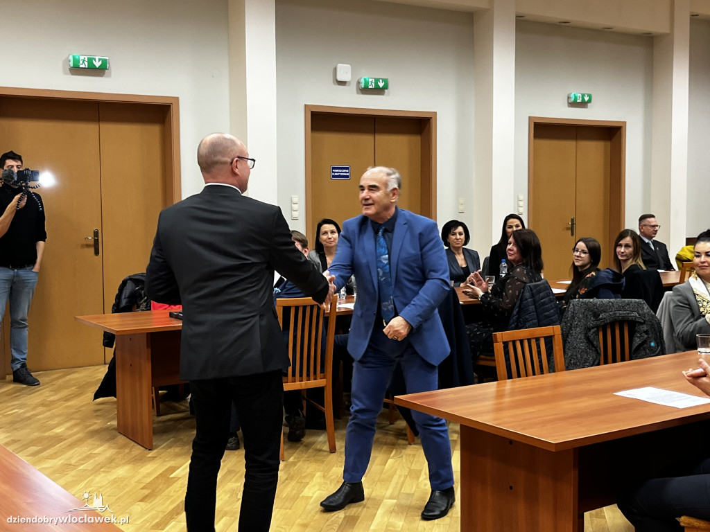 Wręczenie podziękowań za pomoc Ukrainie
