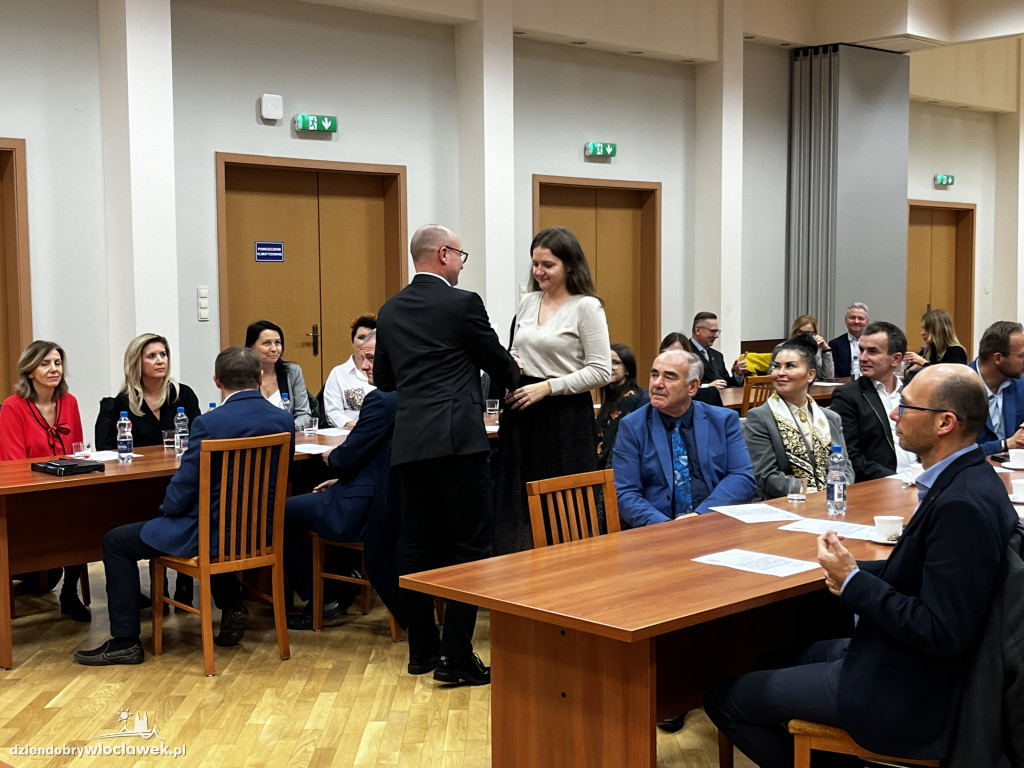 Wręczenie podziękowań za pomoc Ukrainie
