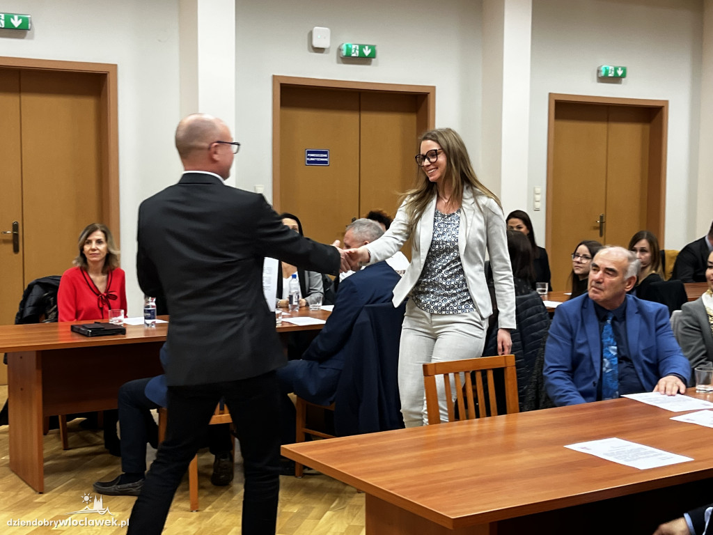 Wręczenie podziękowań za pomoc Ukrainie