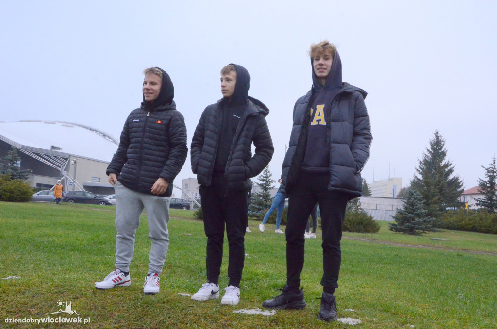 Kibice na derbach Włocławka