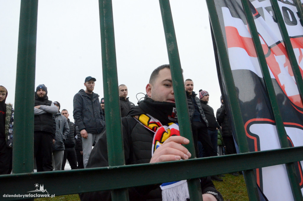Kibice na derbach Włocławka