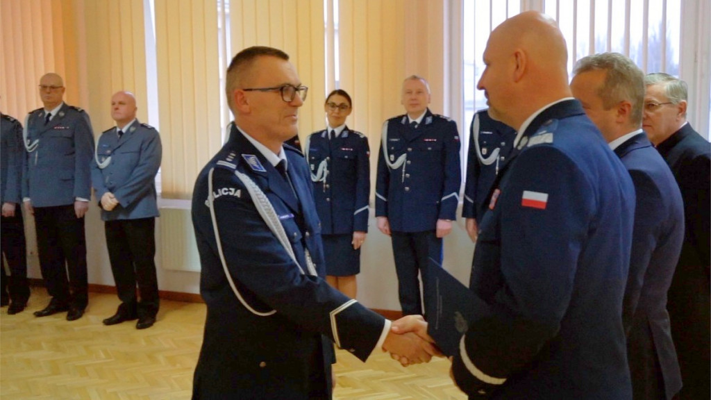 Ślubowanie nowych policjantów
