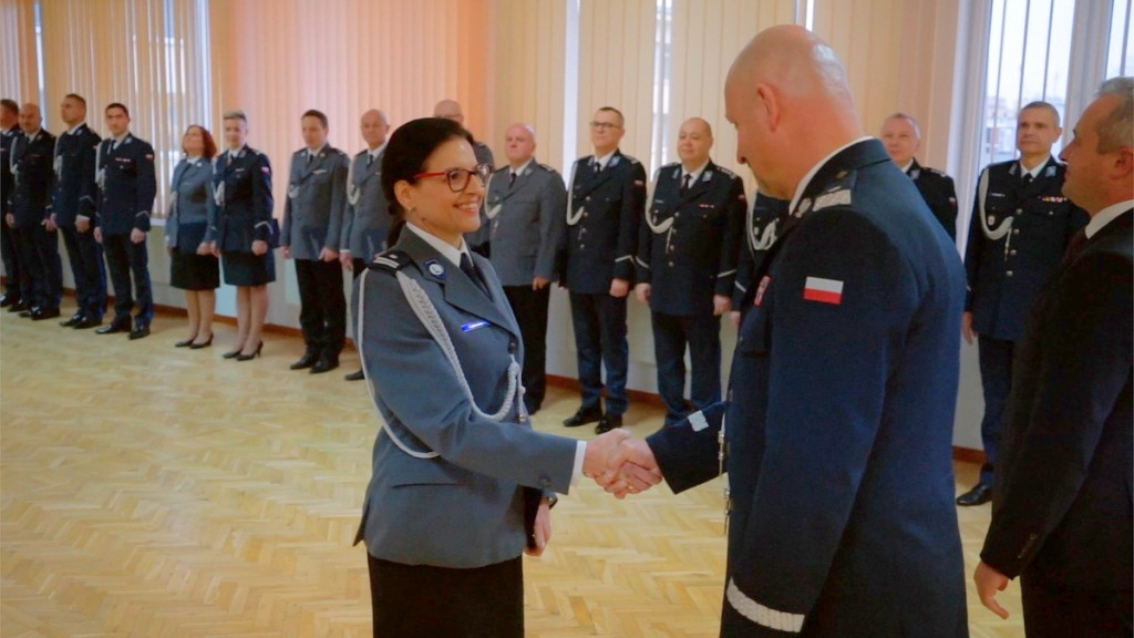 Ślubowanie nowych policjantów