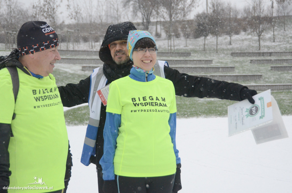 Śnieżny parkrun na Słodowie