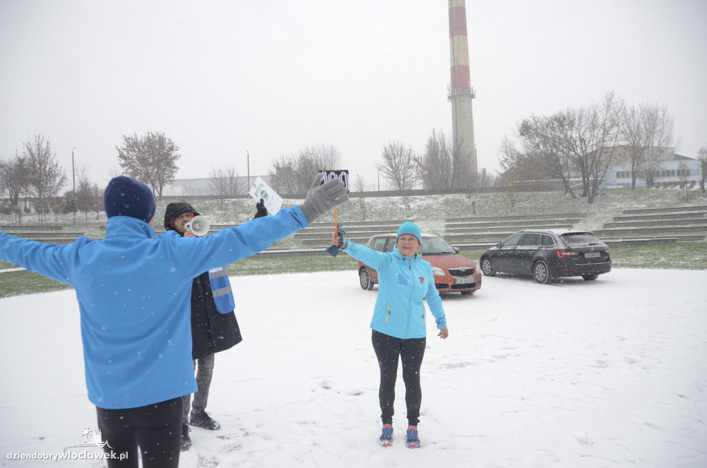 Śnieżny parkrun na Słodowie