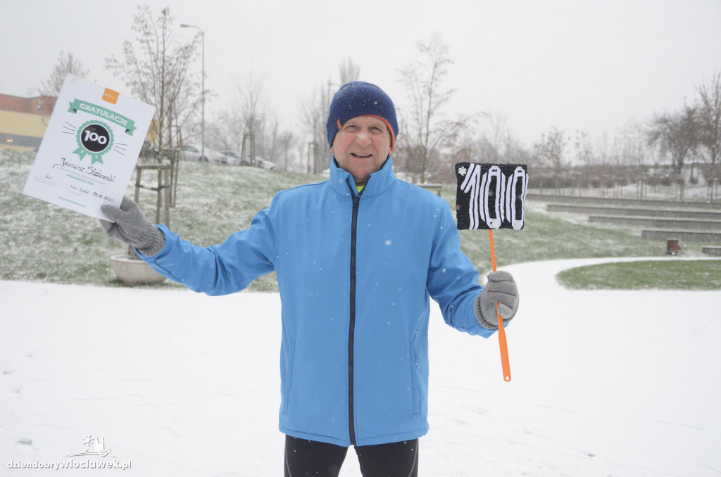 Śnieżny parkrun na Słodowie