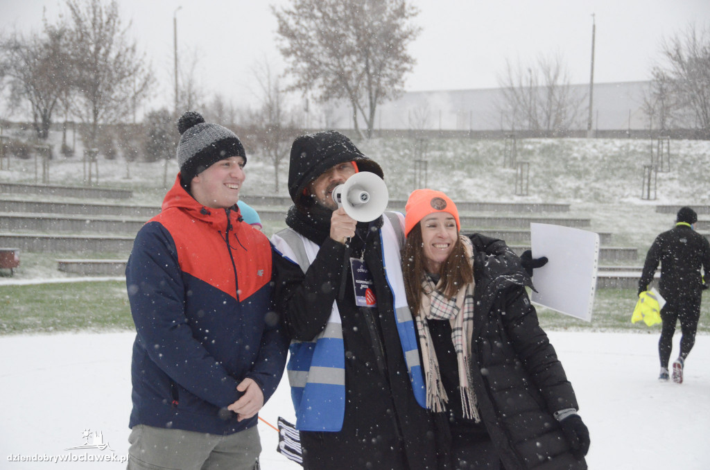 Śnieżny parkrun na Słodowie