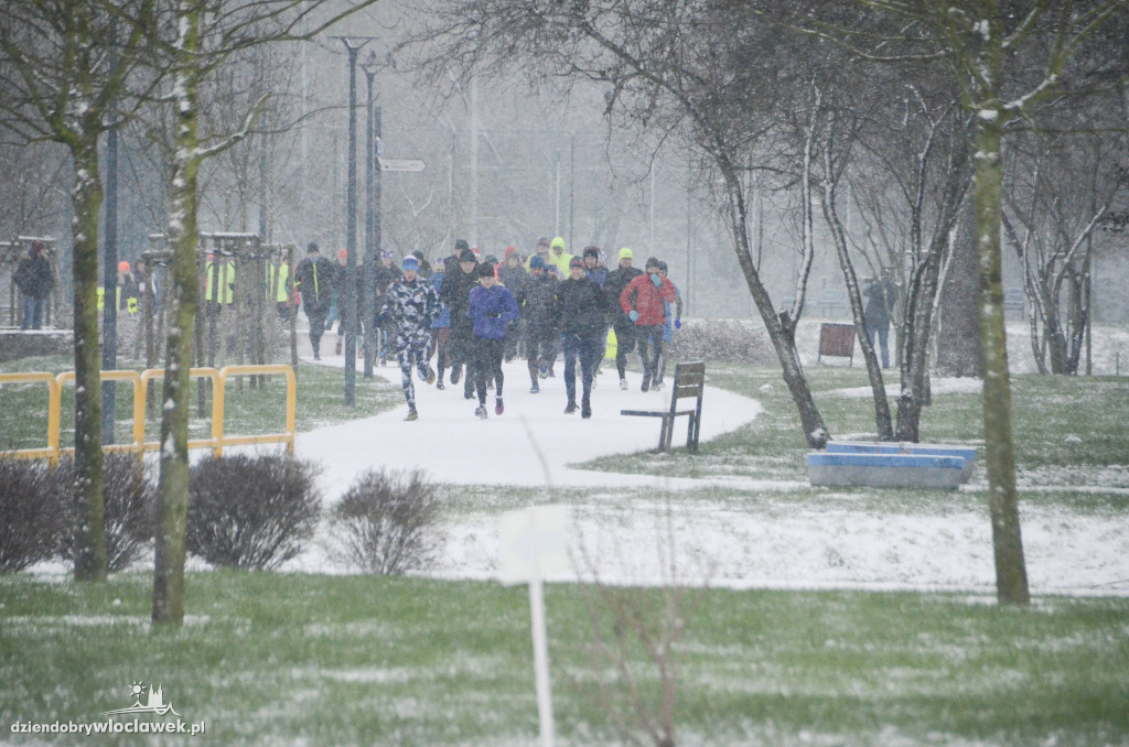 Śnieżny parkrun na Słodowie