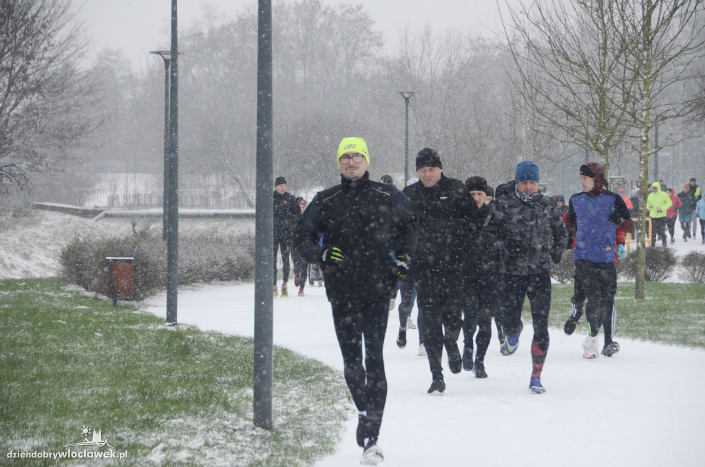 Śnieżny parkrun na Słodowie