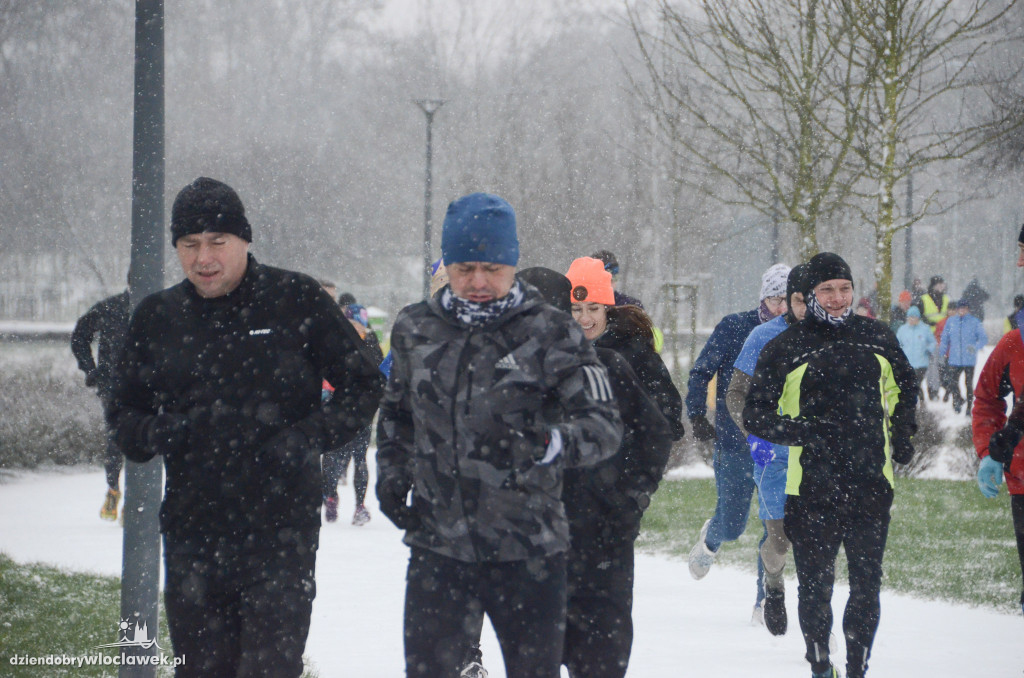Śnieżny parkrun na Słodowie