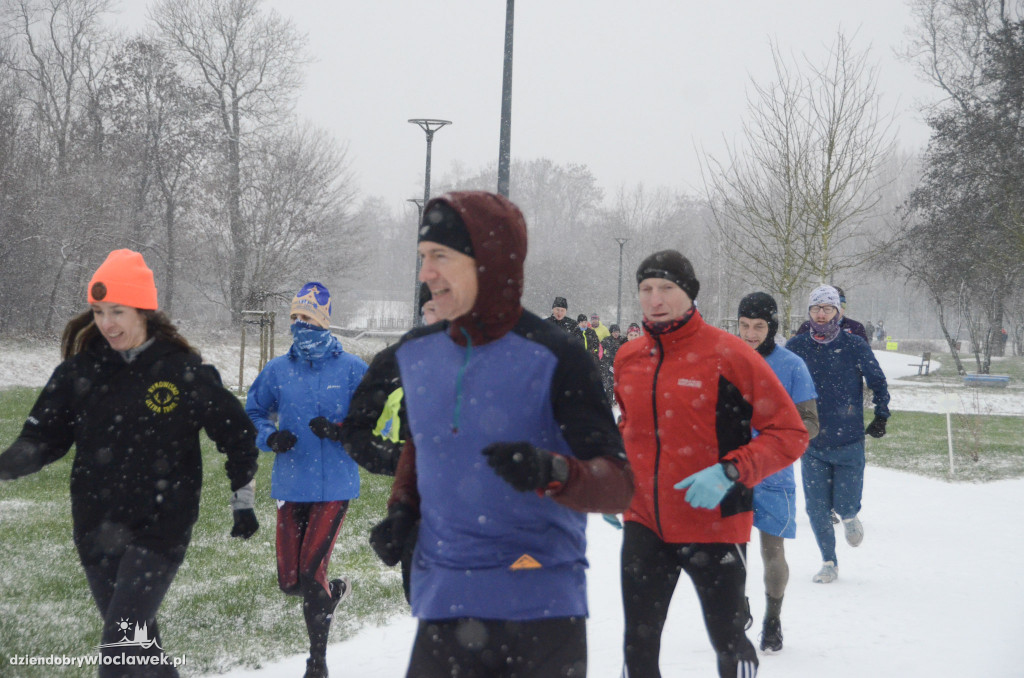 Śnieżny parkrun na Słodowie