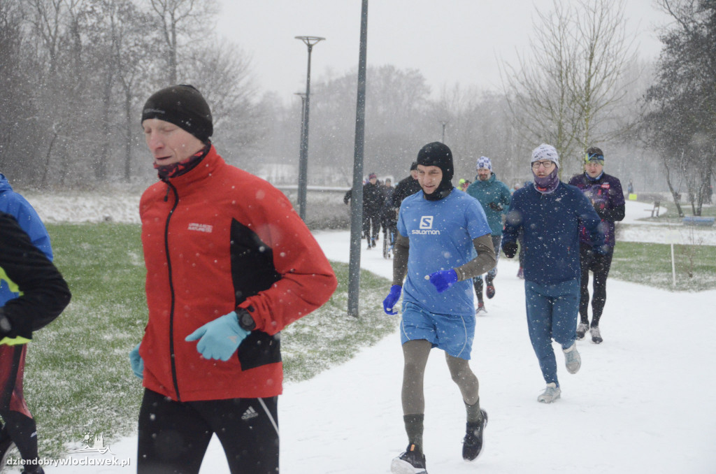 Śnieżny parkrun na Słodowie