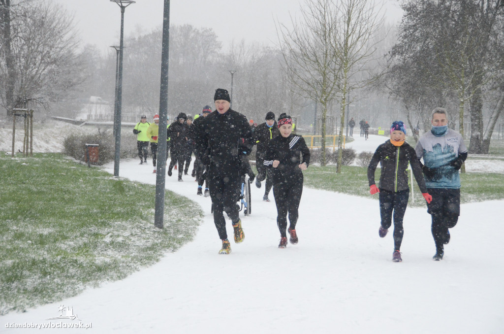 Śnieżny parkrun na Słodowie