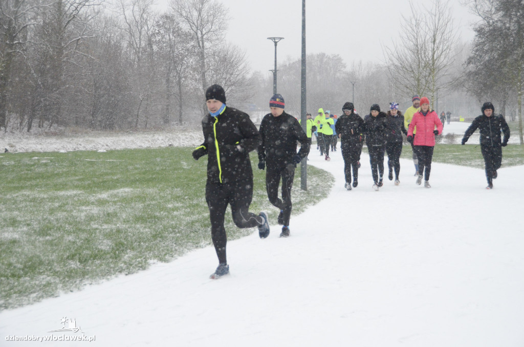 Śnieżny parkrun na Słodowie