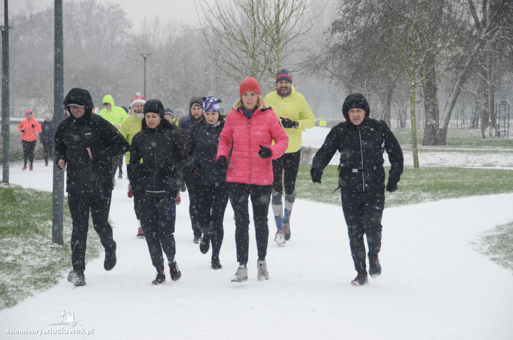 Śnieżny parkrun na Słodowie