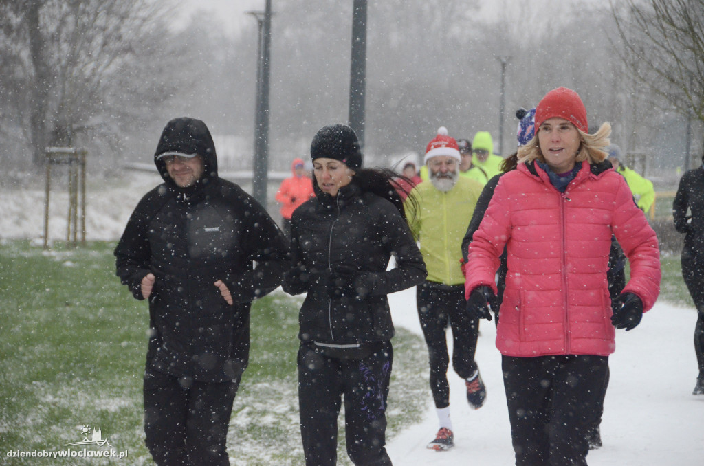 Śnieżny parkrun na Słodowie