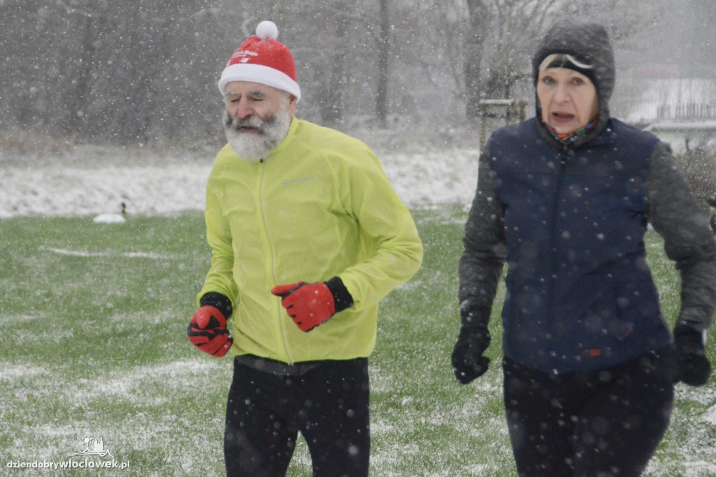 Śnieżny parkrun na Słodowie