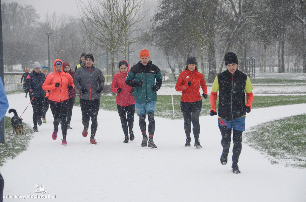Śnieżny parkrun na Słodowie