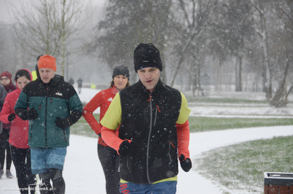 Śnieżny parkrun na Słodowie