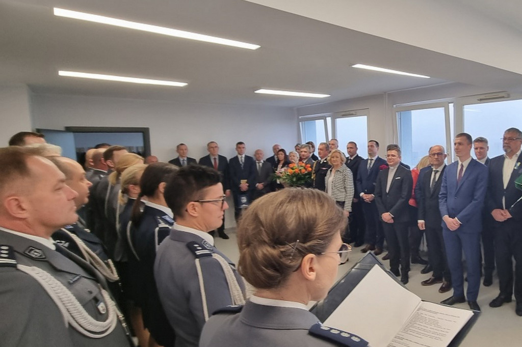 Pożegnanie komendanta miejskiego policji