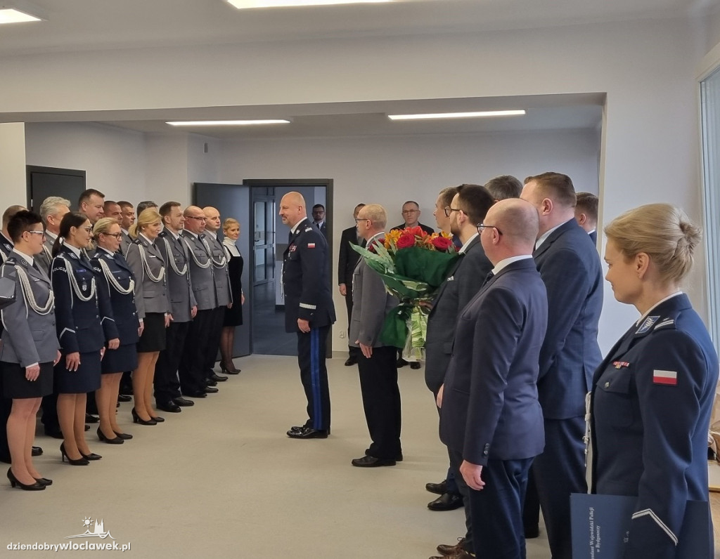 Pożegnanie komendanta miejskiego policji