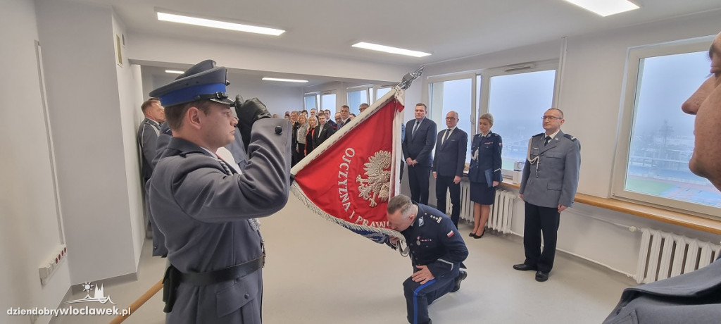 Pożegnanie komendanta miejskiego policji