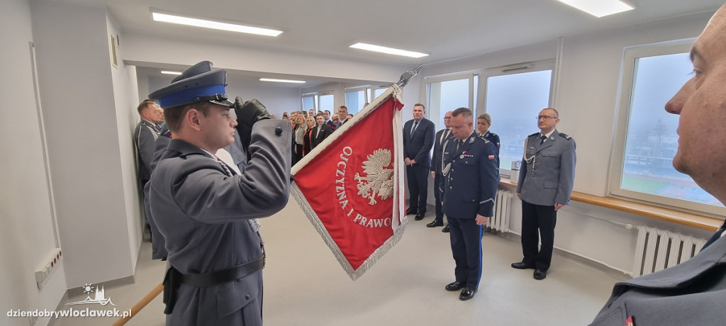 Pożegnanie komendanta miejskiego policji
