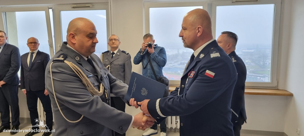 Pożegnanie komendanta miejskiego policji
