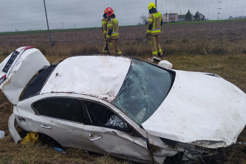 Wypadek na A1 pod Włocławkiem
