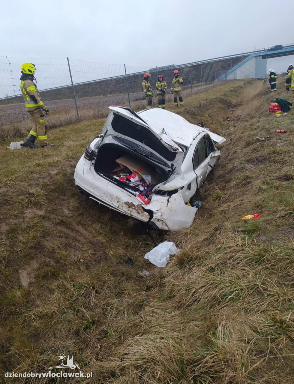 Wypadek na A1 pod Włocławkiem